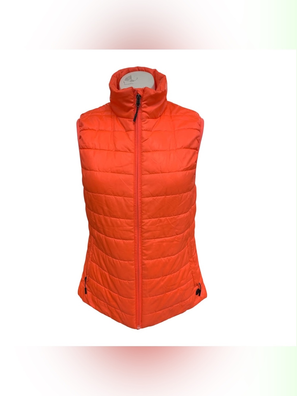 Freedom Trail Lightweight Quilted Vest in Bright Orange Size M
